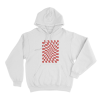 Checkerboard Unisex Hoodie White