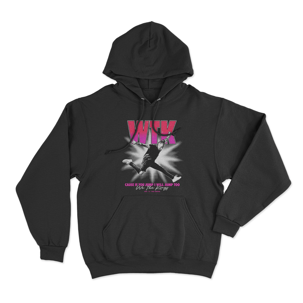 Jump Unisex Hoodie Black Jump Unisex Hoodie Black