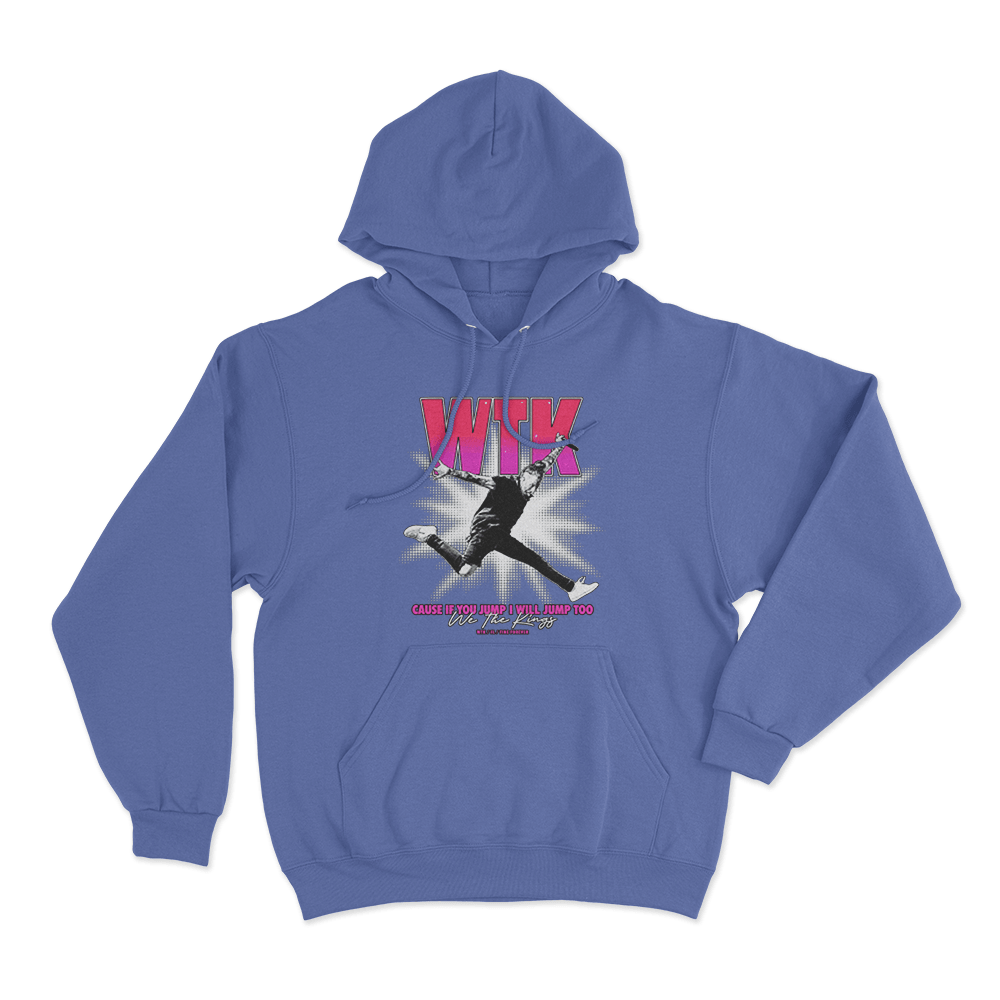 Jump Unisex Hoodie Blue Jump Unisex Hoodie Blue