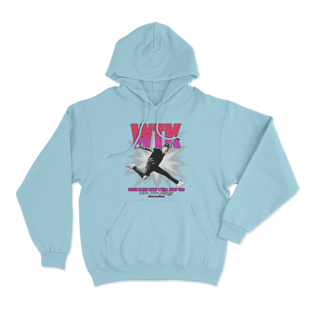 Jump Unisex Hoodie Sky Blue Jump Unisex Hoodie Sky Blue
