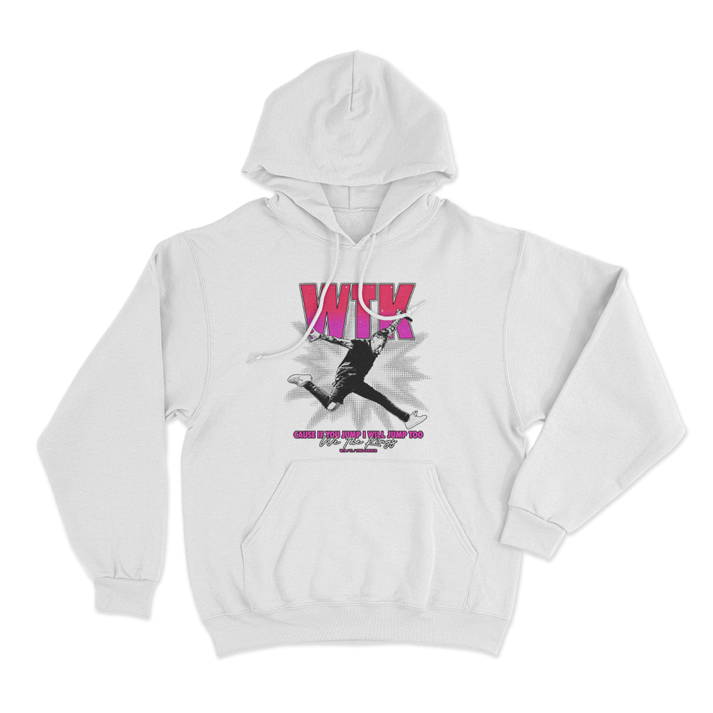 Jump Unisex Hoodie White Jump Unisex Hoodie White