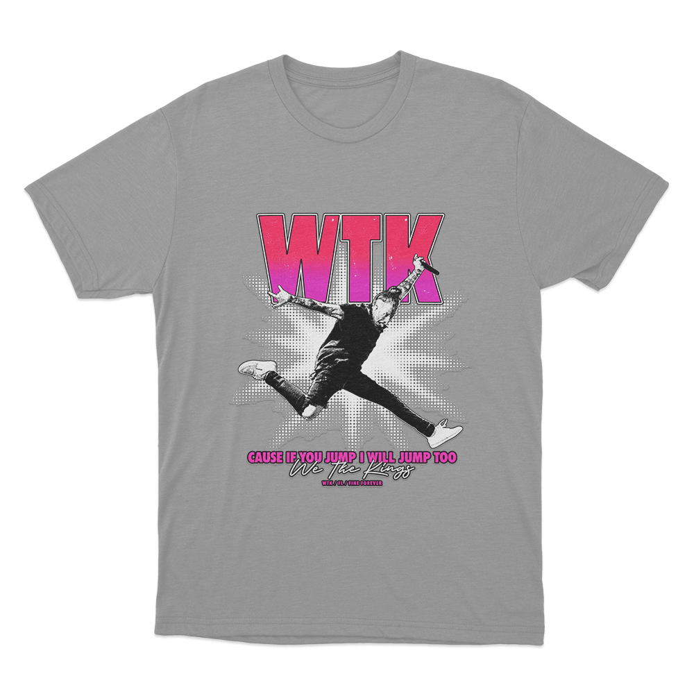 Jump Unisex T Shirt Grey Jump Unisex T Shirt Grey