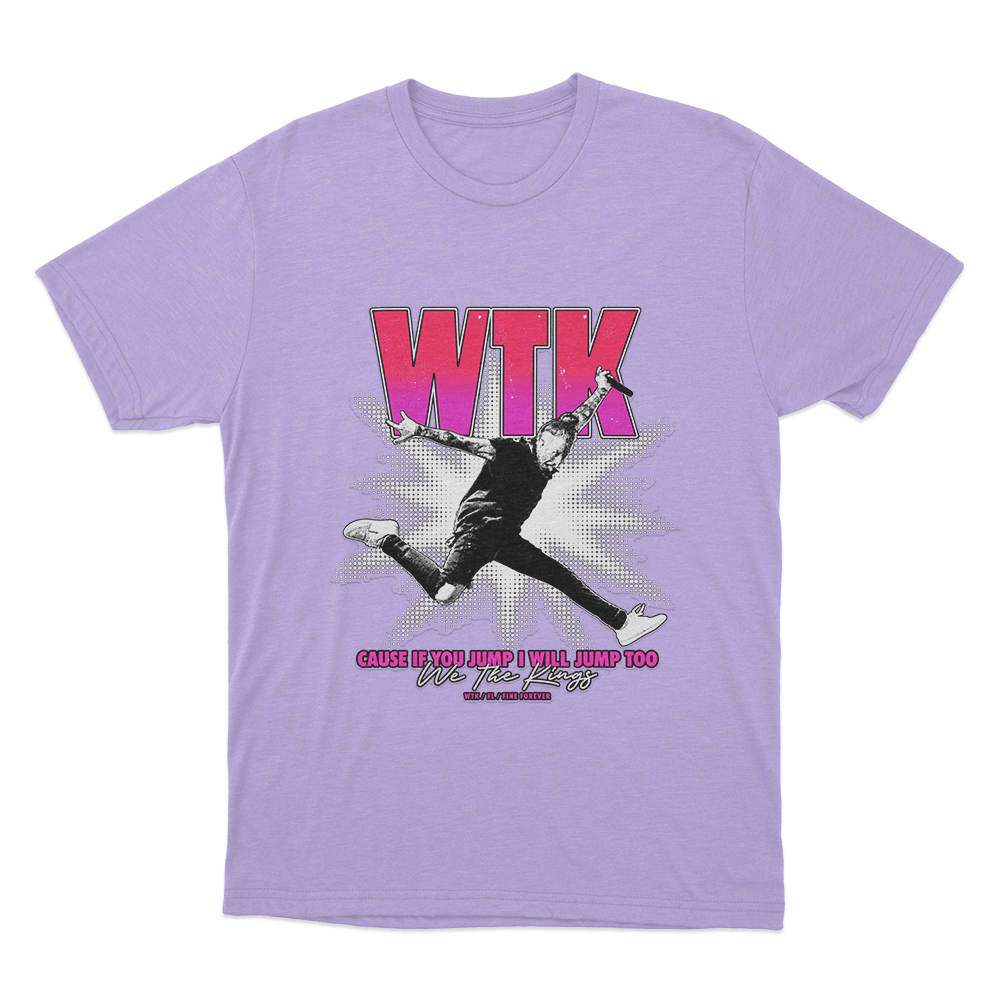 Jump Unisex T Shirt Purple Jump Unisex T Shirt Purple