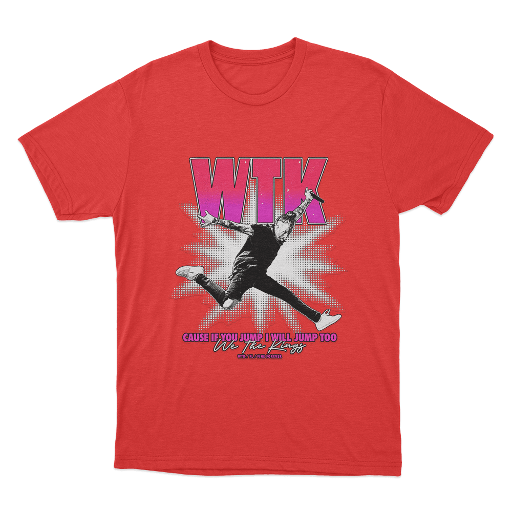 Jump Unisex T Shirt Red Jump Unisex T Shirt Red