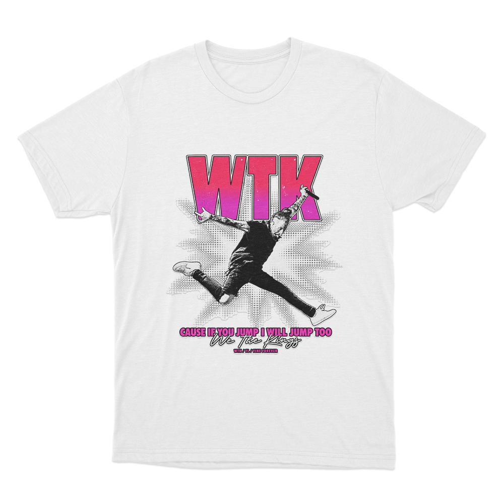 Jump Unisex T Shirt White Jump Unisex T Shirt White