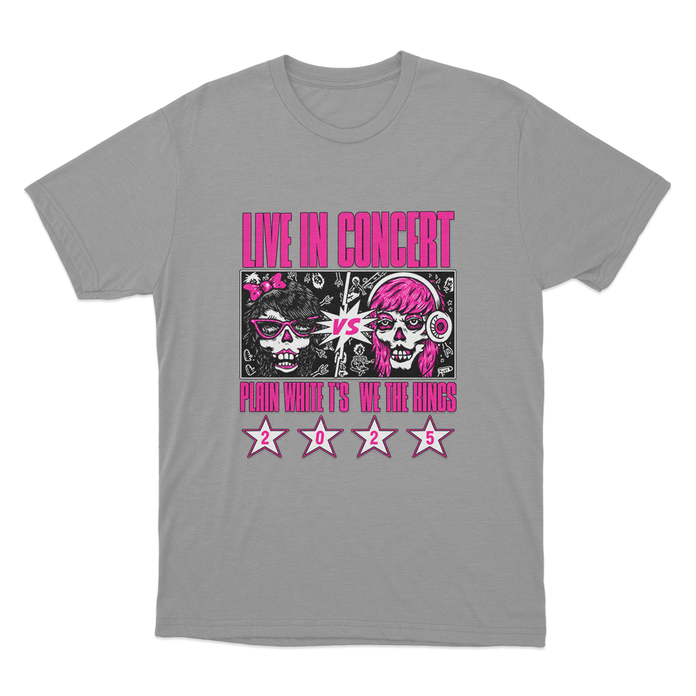Live In Concert Unisex T Shirt Grey Live In Concert Unisex T Shirt Grey