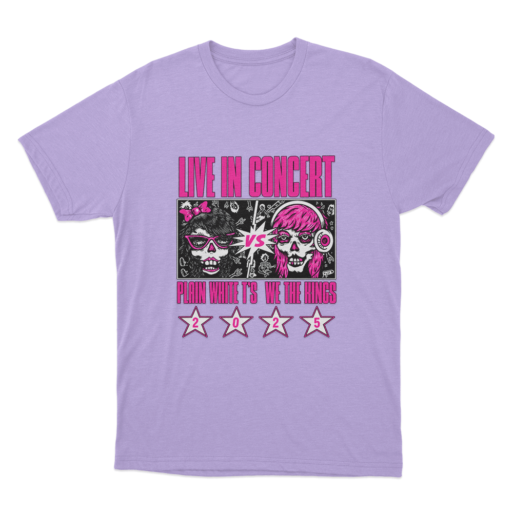 Live In Concert Unisex T Shirt Purple Live In Concert Unisex T Shirt Purple
