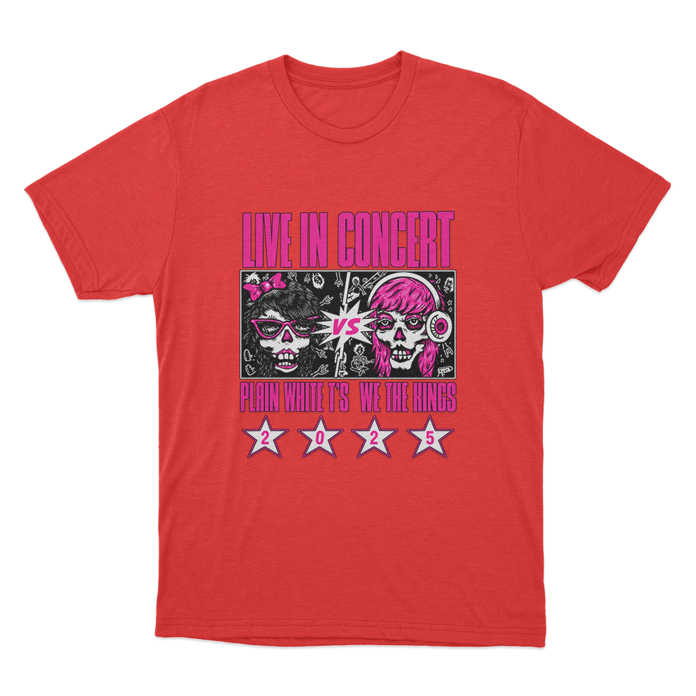 Live In Concert Unisex T Shirt Red Live In Concert Unisex T Shirt Red
