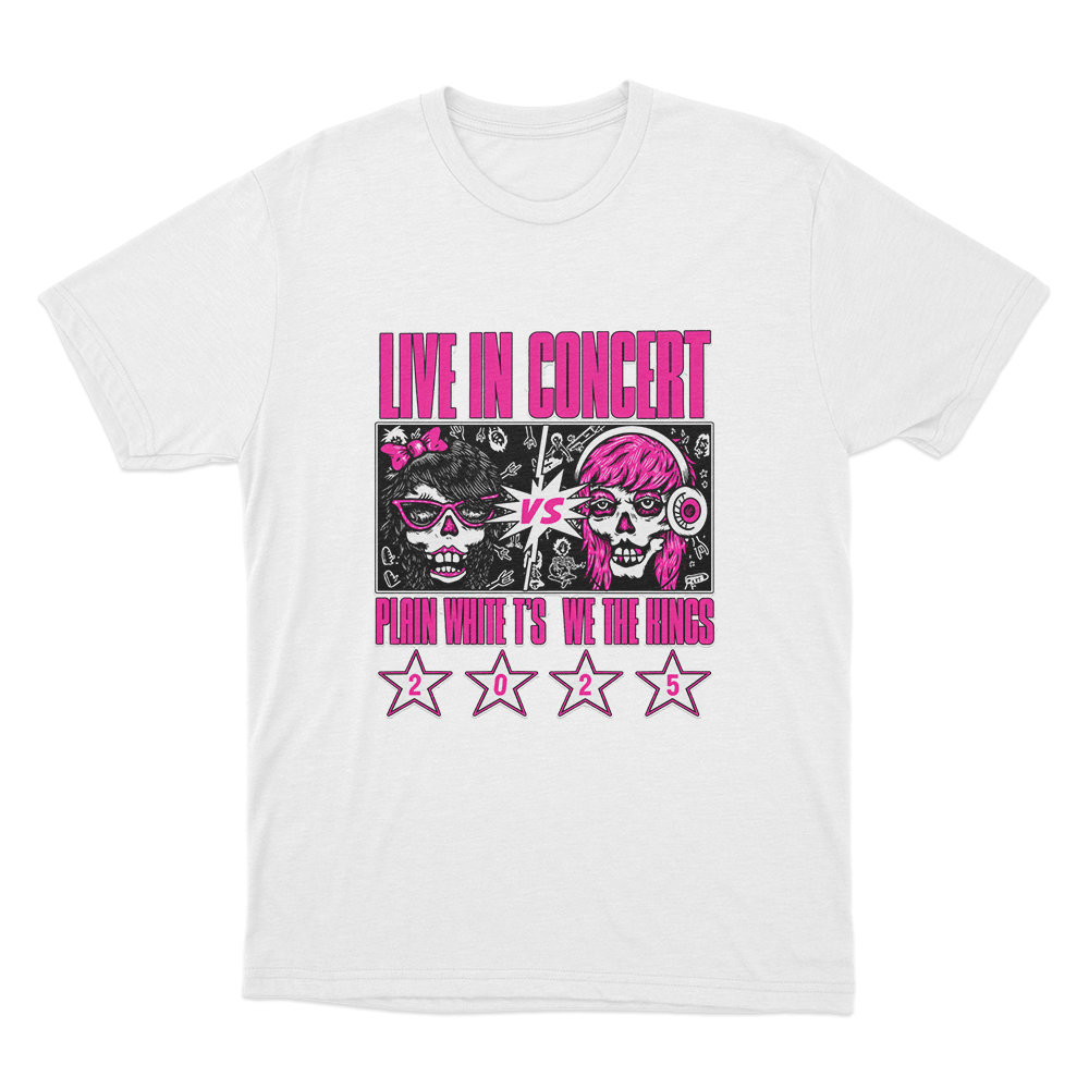 Live In Concert Unisex T Shirt White Live In Concert Unisex T Shirt White