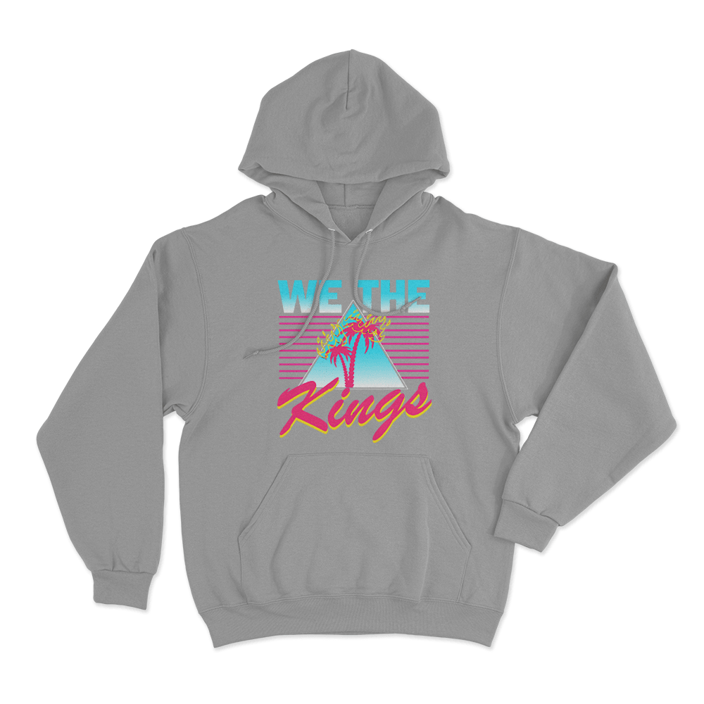 Palm Tree Unisex Hoodie Grey Palm Tree Unisex Hoodie Grey
