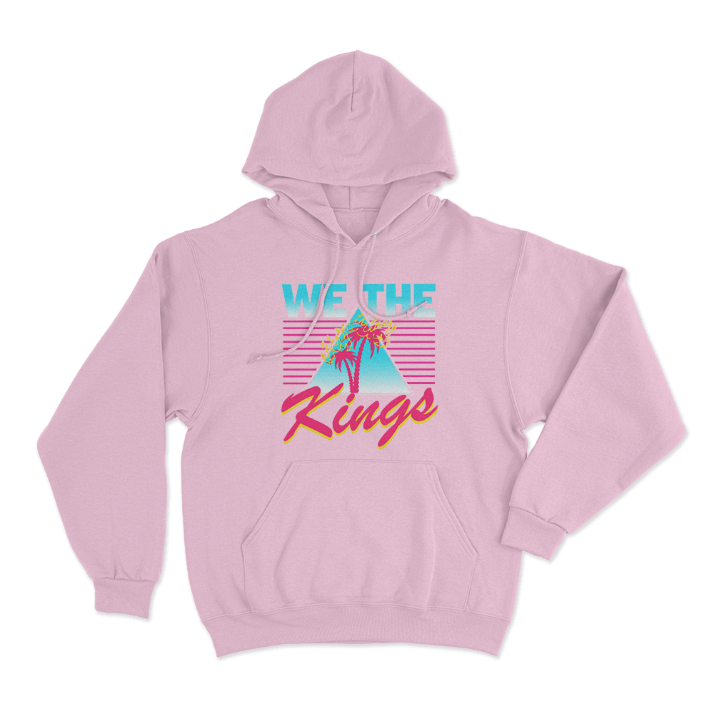 Palm Tree Unisex Hoodie Pink Palm Tree Unisex Hoodie Pink
