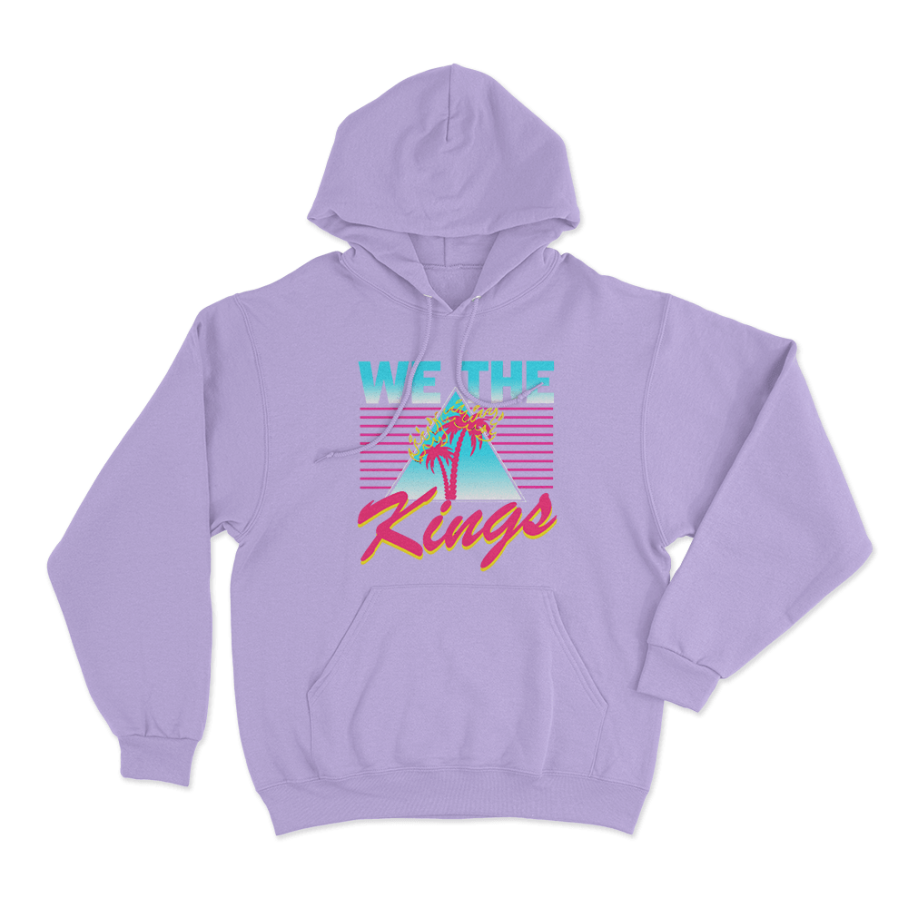Palm Tree Unisex Hoodie Purple Palm Tree Unisex Hoodie Purple
