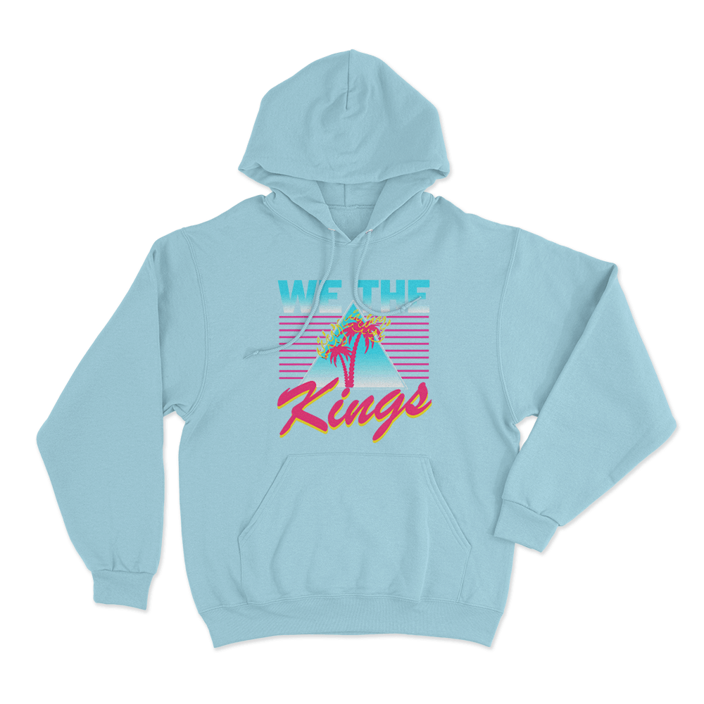 Palm Tree Unisex Hoodie Sky Blue Palm Tree Unisex Hoodie Sky Blue