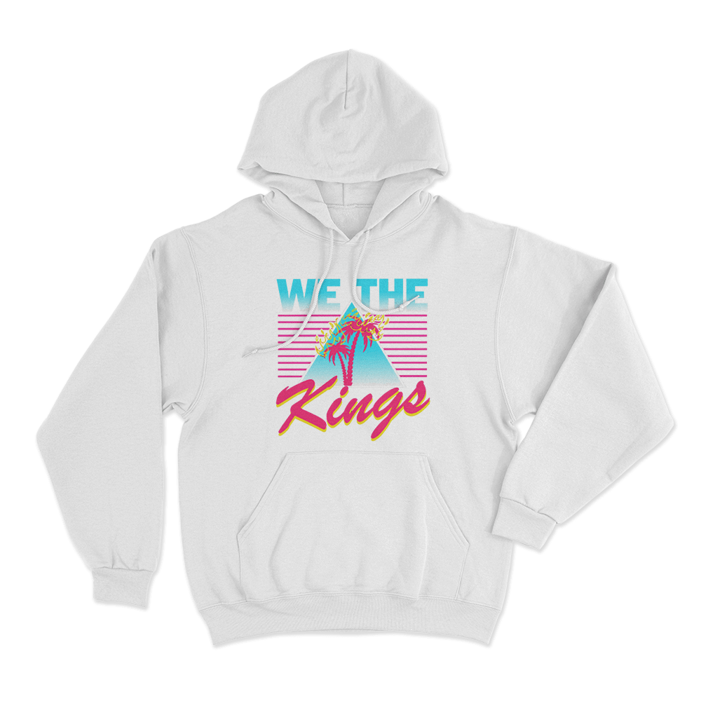 Palm Tree Unisex Hoodie White Palm Tree Unisex Hoodie White