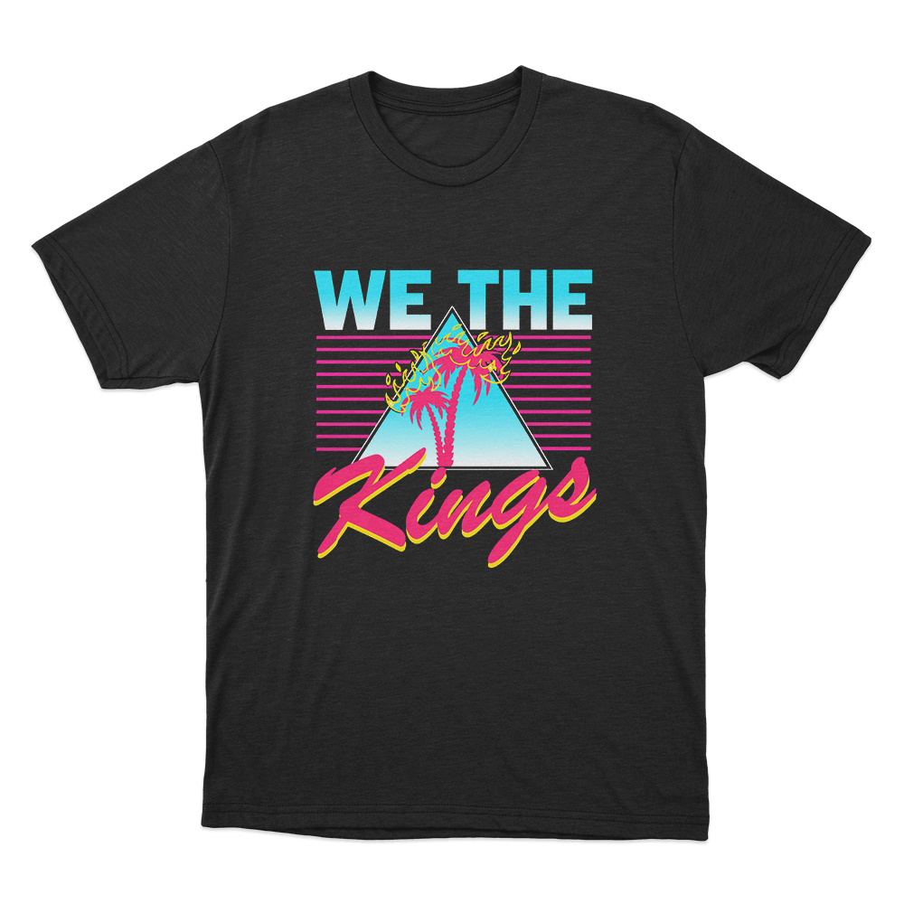 Palm Tree Unisex T Shirt Black Palm Tree Unisex T Shirt Black