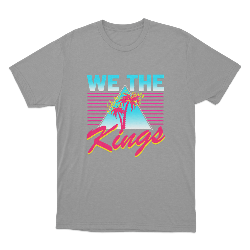 Palm Tree Unisex T Shirt Grey Palm Tree Unisex T Shirt Grey