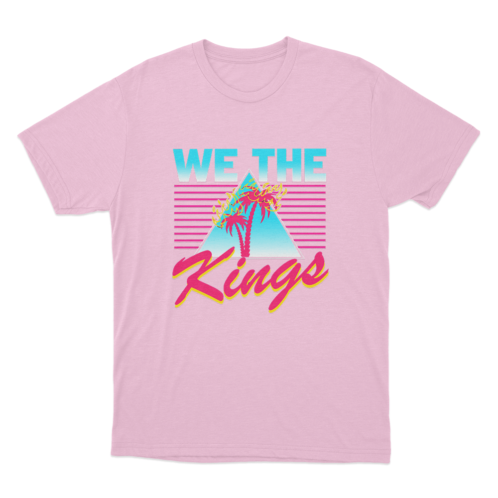Palm Tree Unisex T Shirt Pink Palm Tree Unisex T Shirt Pink