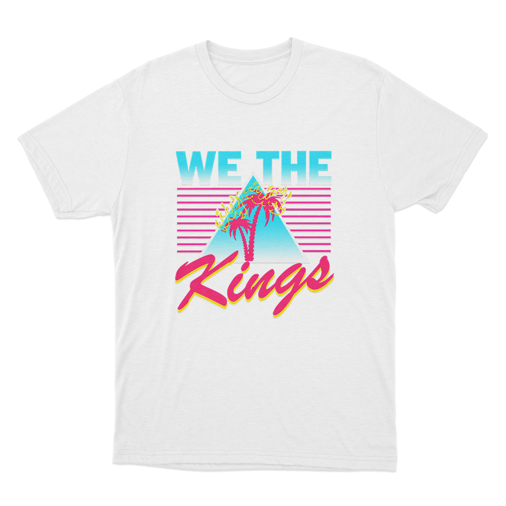 Palm Tree Unisex T Shirt White Palm Tree Unisex T Shirt White