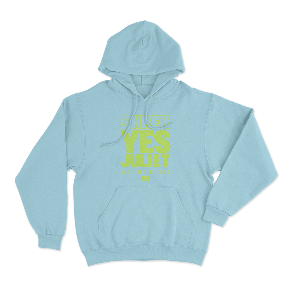 Shrek Yes Juliet Unisex Hoodie Sky Blue Shrek Yes Juliet Unisex Hoodie Sky Blue