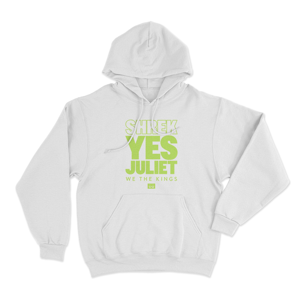Shrek Yes Juliet Unisex Hoodie White Shrek Yes Juliet Unisex Hoodie White