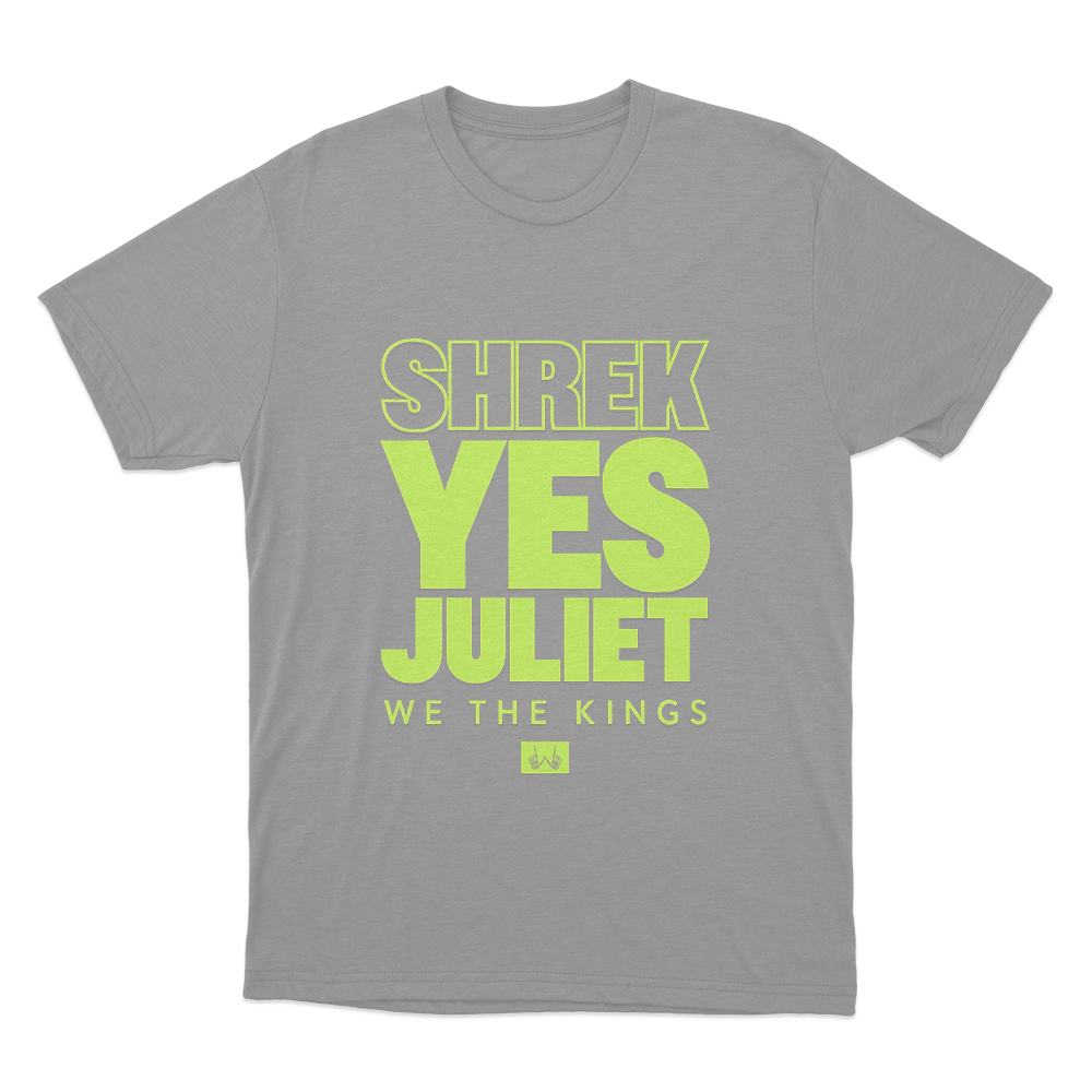 Shrek Yes Juliet Unisex T Shirt Grey Shrek Yes Juliet Unisex T Shirt Grey