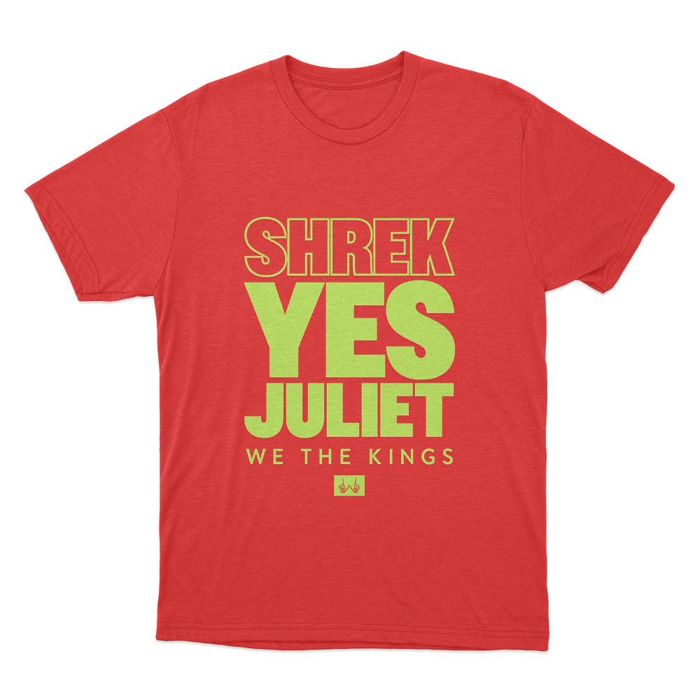 Shrek Yes Juliet Unisex T Shirt Red Shrek Yes Juliet Unisex T Shirt Red