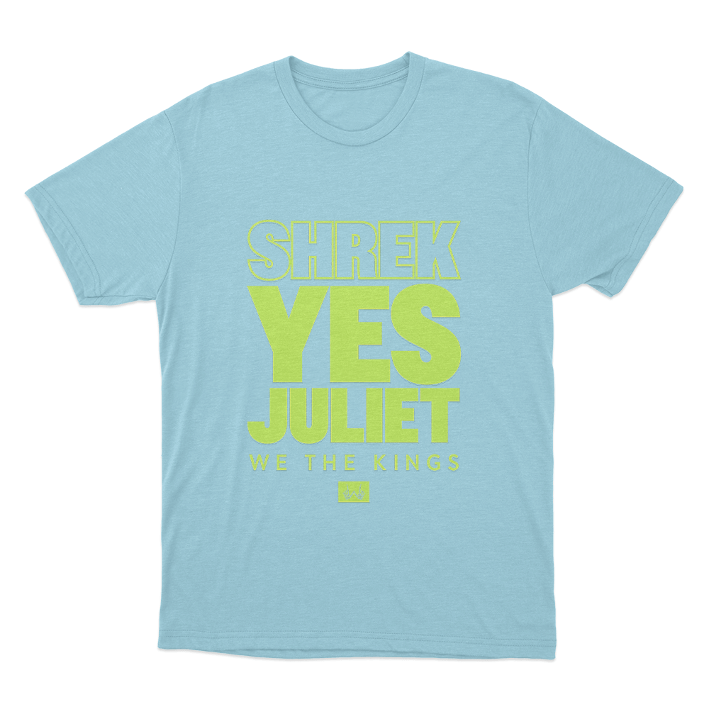 Shrek Yes Juliet Unisex T Shirt Sky Blue Shrek Yes Juliet Unisex T Shirt Sky Blue