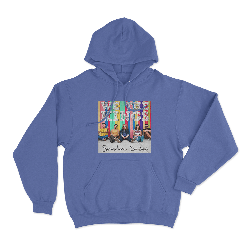 Somewhere Somehow cover Unisex Hoodie Blue Somewhere Somehow cover Unisex Hoodie Blue