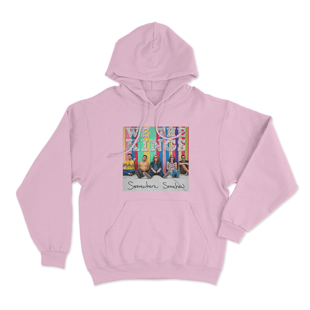 Somewhere Somehow cover Unisex Hoodie Pink Somewhere Somehow cover Unisex Hoodie Pink