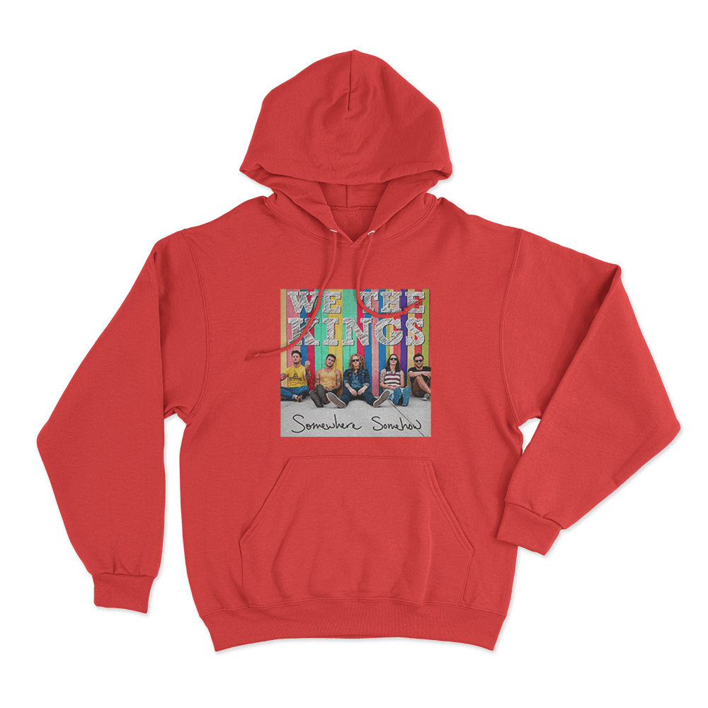 Somewhere Somehow cover Unisex Hoodie Red Somewhere Somehow cover Unisex Hoodie Red