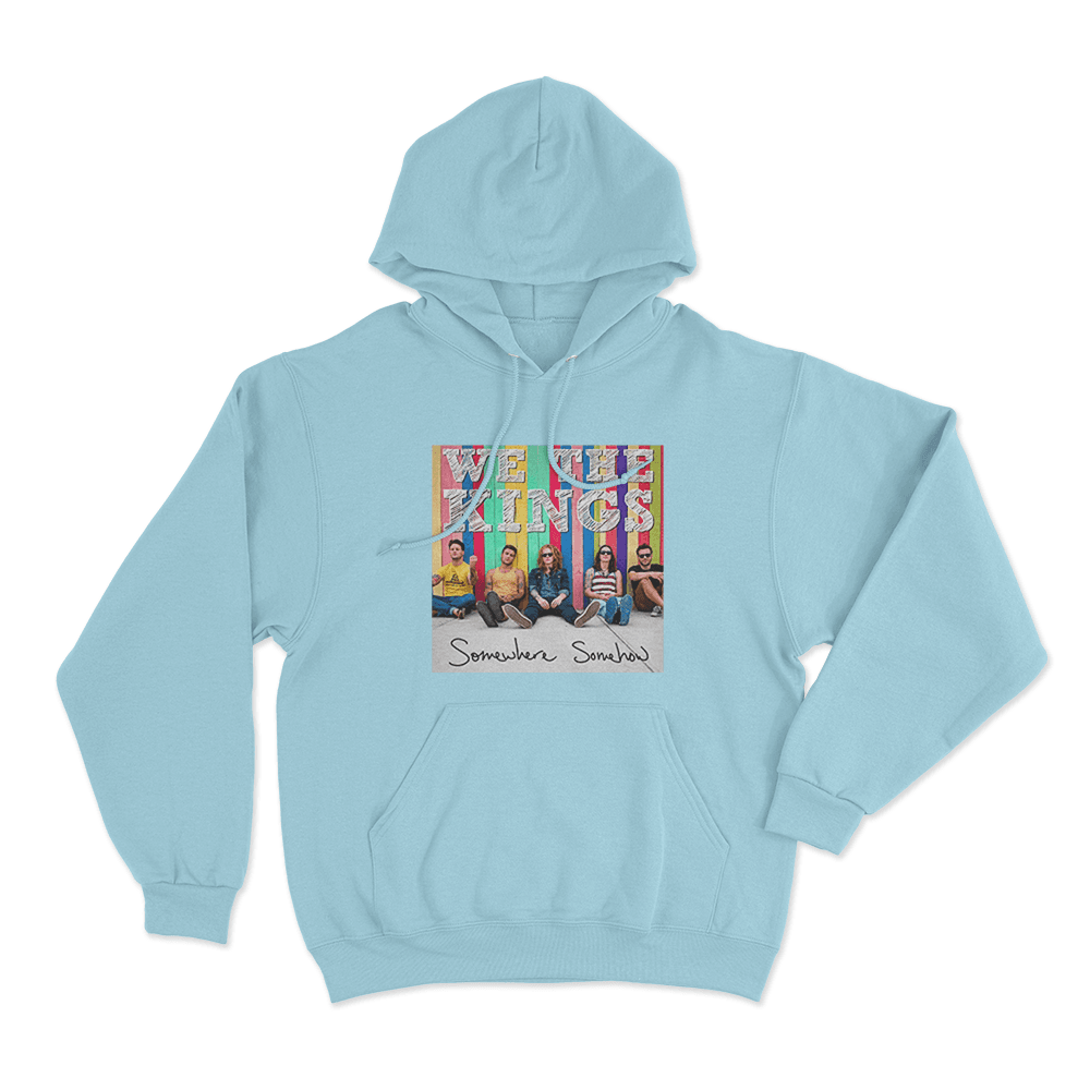 Somewhere Somehow cover Unisex Hoodie Sky Blue Somewhere Somehow cover Unisex Hoodie Sky Blue