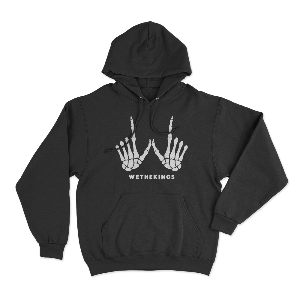 WTK Skeleton Unisex Hoodie Black WTK Skeleton Unisex Hoodie Black
