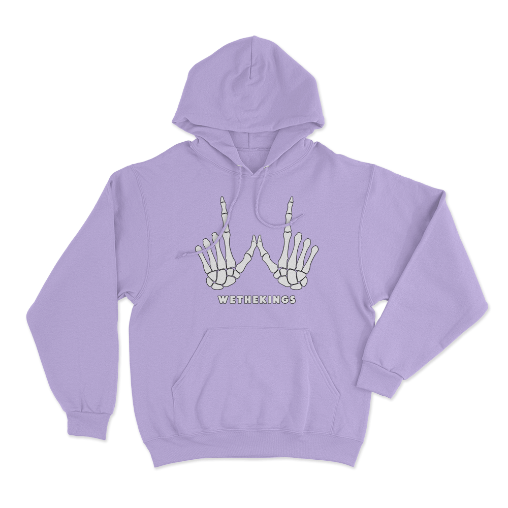 WTK Skeleton Unisex Hoodie Purple WTK Skeleton Unisex Hoodie Purple