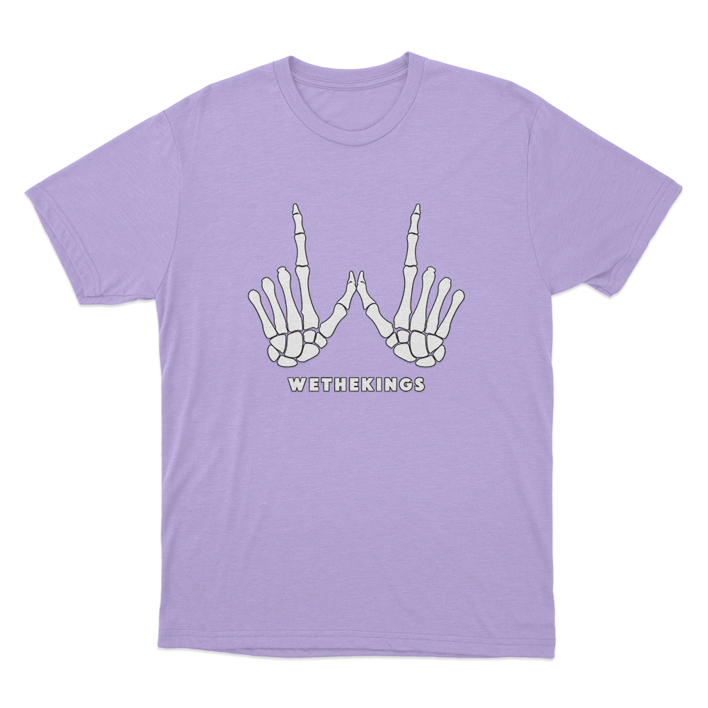 WTK Skeleton Unisex T Shirt Purple WTK Skeleton Unisex T Shirt Purple