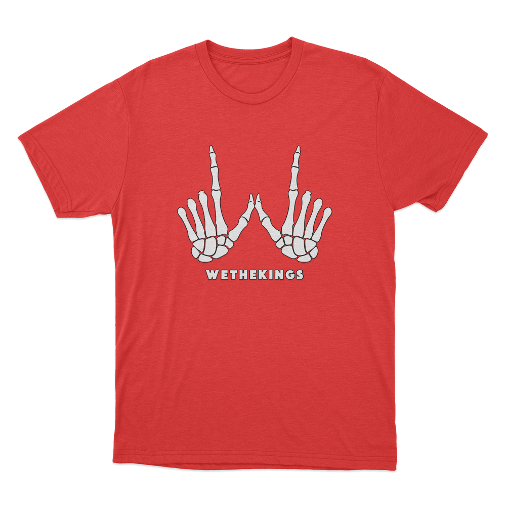 WTK Skeleton Unisex T Shirt Red WTK Skeleton Unisex T Shirt Red