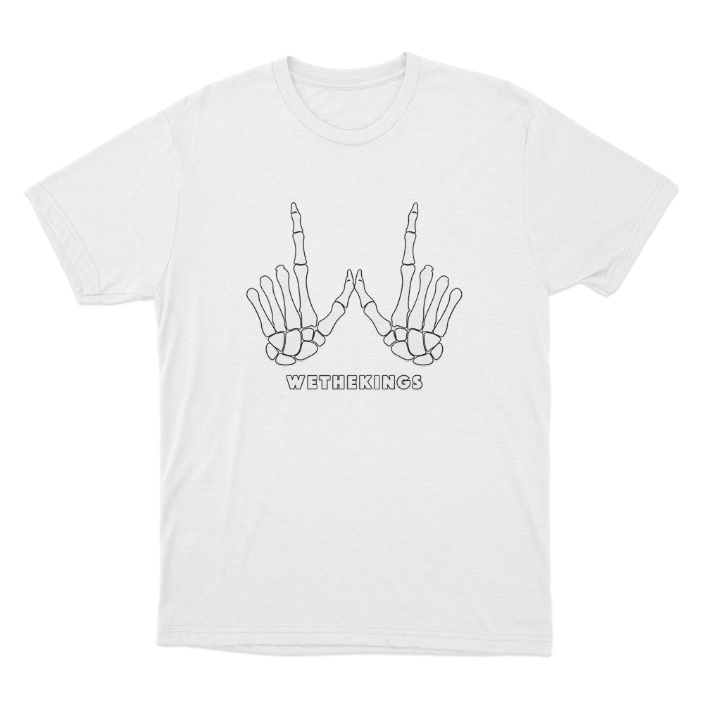 WTK Skeleton Unisex T Shirt White WTK Skeleton Unisex T Shirt White