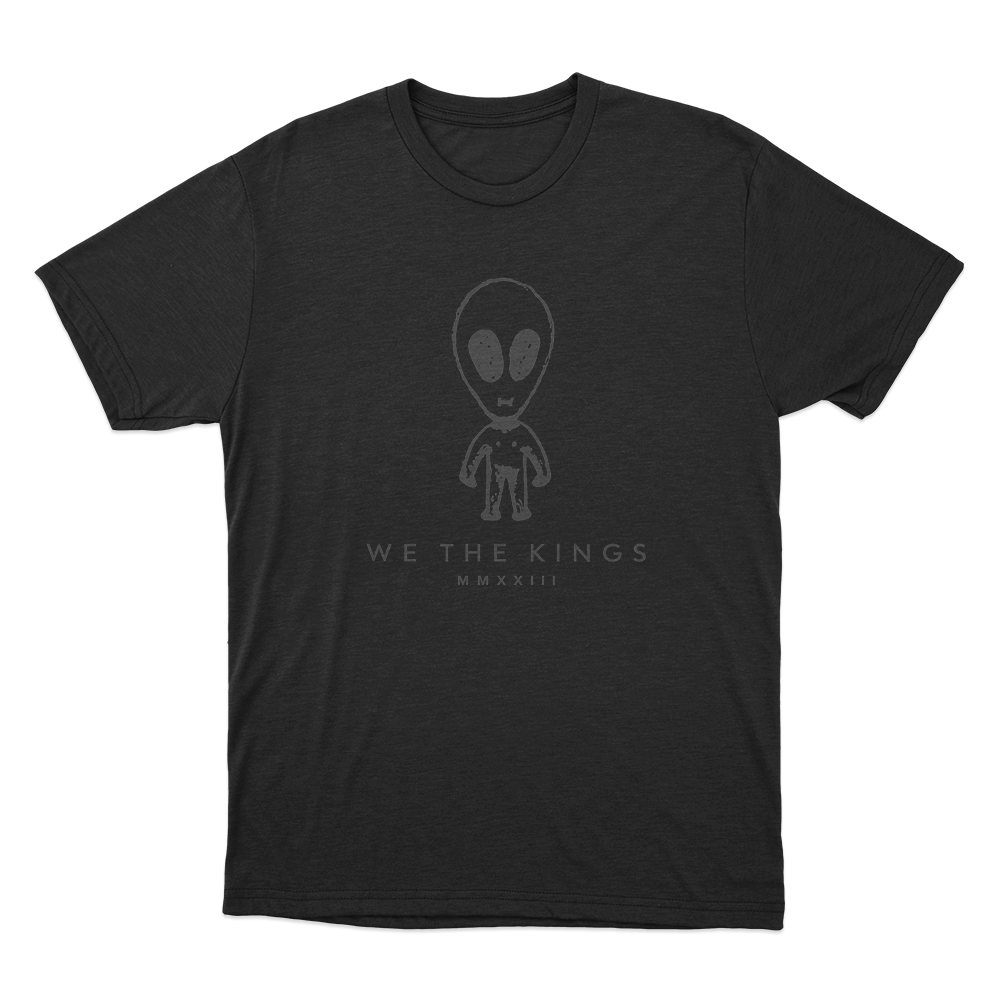 We The Kings Alien Unisex T Shirt Black We The Kings Alien Unisex T Shirt Black