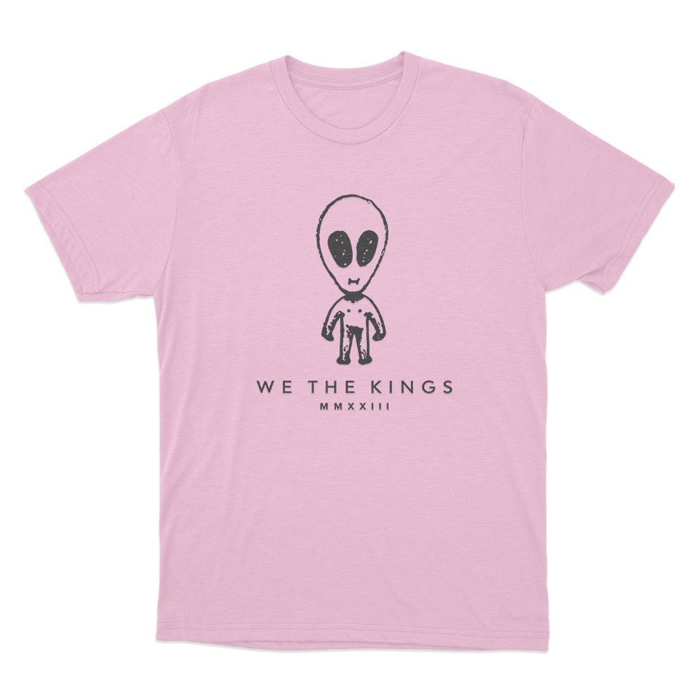 We The Kings Alien Unisex T Shirt Pink We The Kings Alien Unisex T Shirt Pink