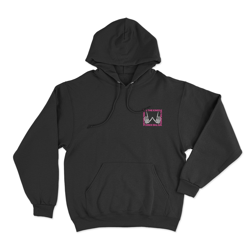 We The Kings Skeleton Unisex Hoodie Black We The Kings Skeleton Unisex Hoodie Black