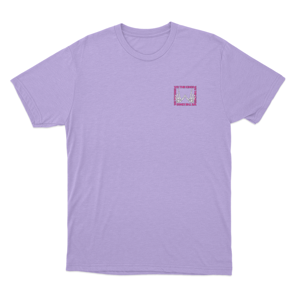 We The Kings Skeleton Unisex T Shirt Purple We The Kings Skeleton Unisex T Shirt Purple