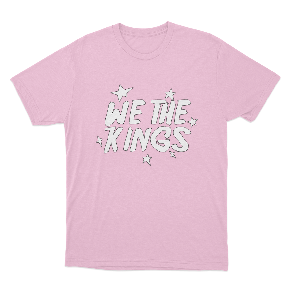 We The Kings Unisex T Shirt Pink We The Kings Unisex T Shirt Pink