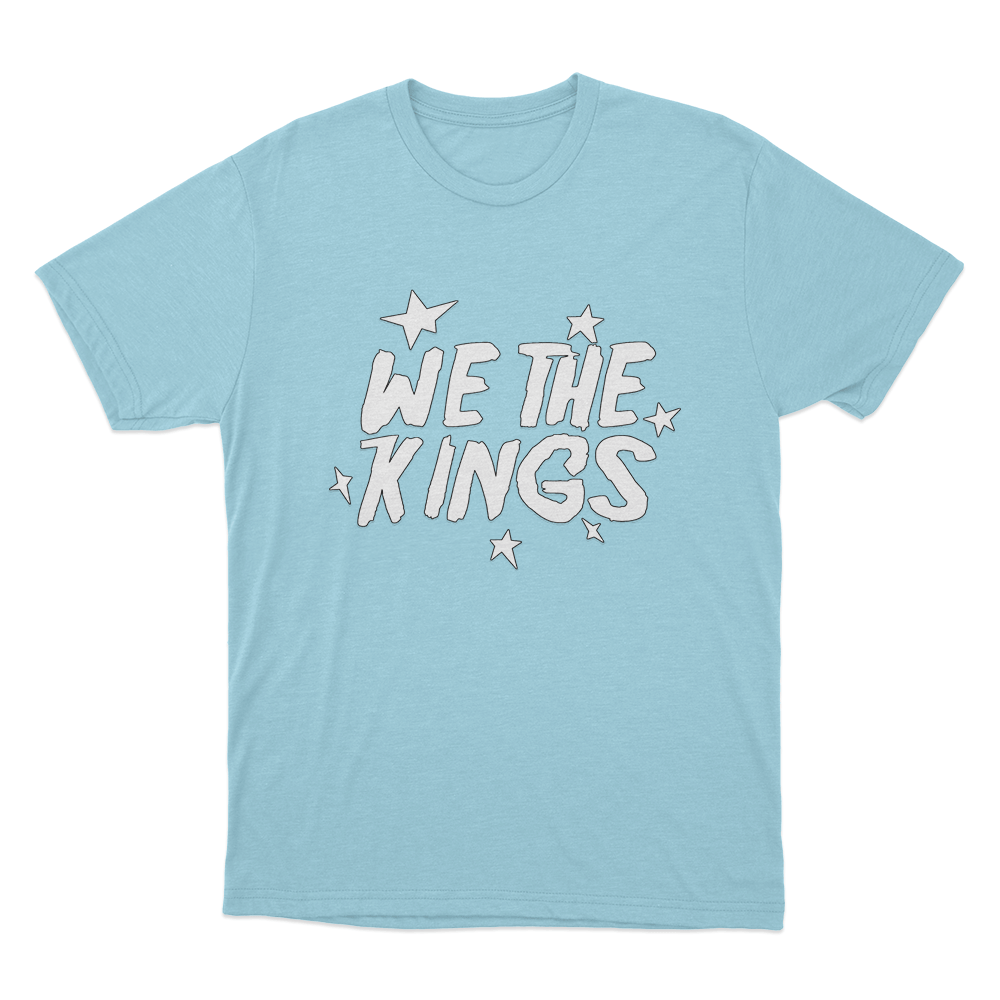 We The Kings Unisex T Shirt Sky Blue We The Kings Unisex T Shirt Sky Blue