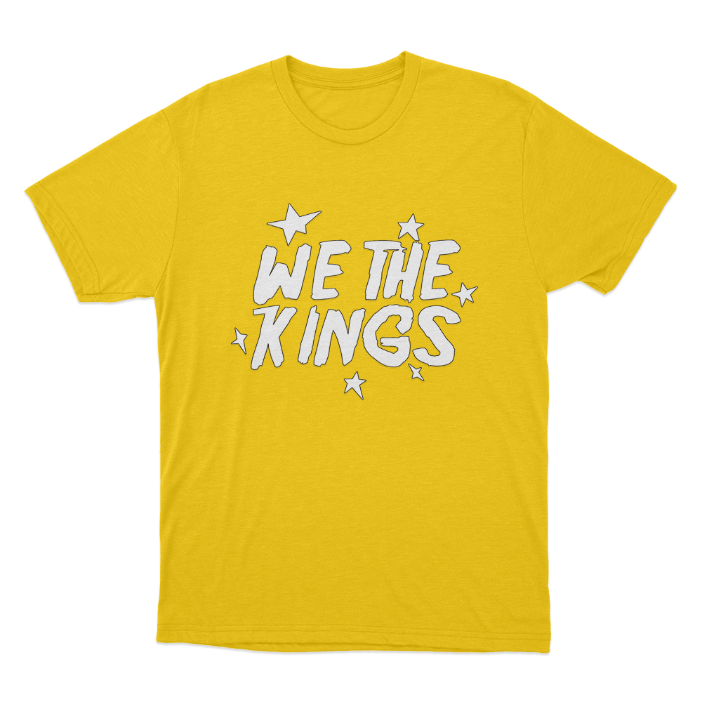 We The Kings Unisex T Shirt Yellow We The Kings Unisex T Shirt Yellow